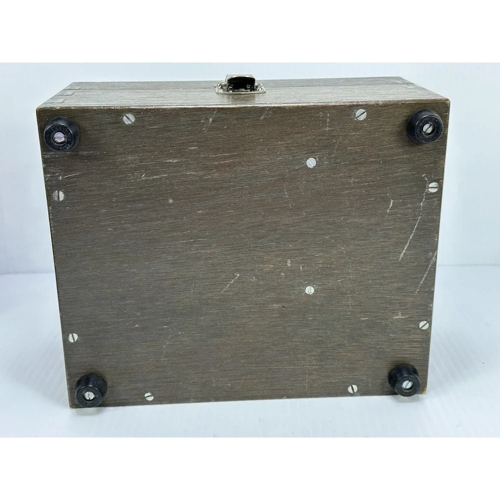 Vintage Wood‎ Wooden Microscope Accessories Box Carrying Case
